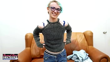 Exotic Nerdy Coed Raven Gets Her Wet Twat Fingered And