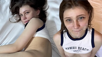 My Sexy Neighbor is Going Crazy. Her Tiny Pussy Can