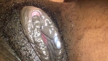 Horny wet black pussy