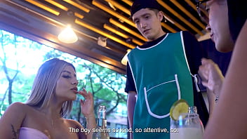 Hotel waiter agrees to go out with a client and