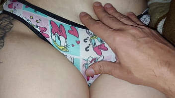 Xxx My stepdaughter shows me her new panties that smell