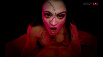 Beetlejuice's Slut Wife Sucks My Soul on Halloween Night