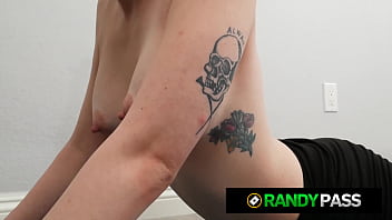 Amateur April Storm Practices Nude Yoga