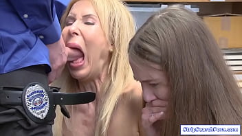  - Officer strips then fucks teen and milf