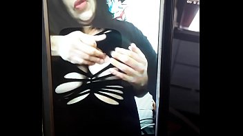 My friend touching my breasts