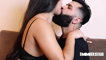 Slutty young girl with a giant ass, blackmailed her stepbrother