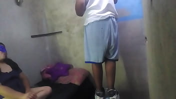 The painter is working in my room and I invited