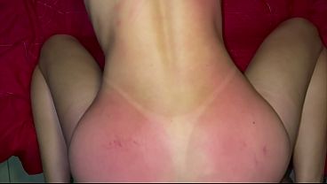 The blonde married woman with the plug couldn't take it