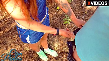 OMG STRANGER STOPPED ME DURING A MORNUNG RUN TO CUM