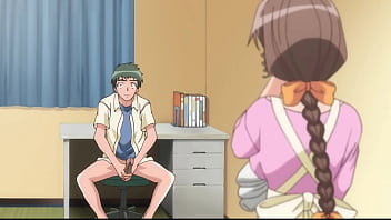 Uncensored Hentai - My stepmother catches me jerking off!!