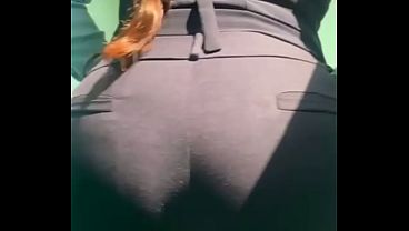 Sexy secretary in the office goes to the laundry room