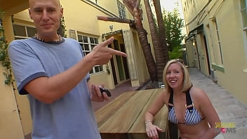 Married milf is picked up by a handsome man who