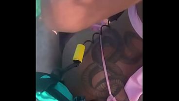 Young slut left her husband on the beach and had