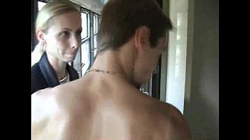 Pretty girl suck in train