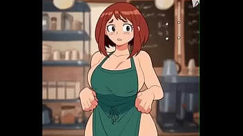 Starbucks Anime Girl Shows Boobs