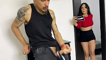 Caught wearing his stepmother's panties!