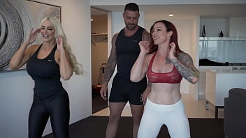 MILF Best Friend's Invite Personal Trainer to Their House For