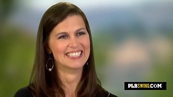 Big breast wifey is swinging and fucking every cock she