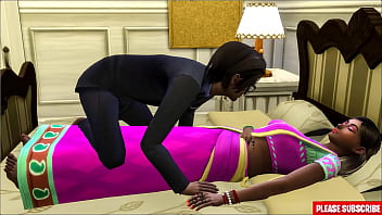 Indian step Mom And her step-son Share The Same Room