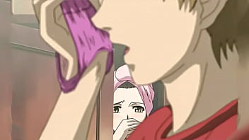 Catches her stepson masturbating with her lingerie | Uncensored hentai