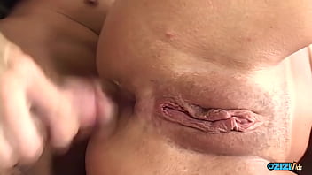 Mia Bangg sucks on two meat poles before she is