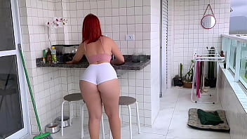 I hired this maid, she is very hot, she came