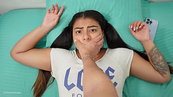 Shh shh DON'T SCREAM! - STEPBRO fucks his STEPSIS when