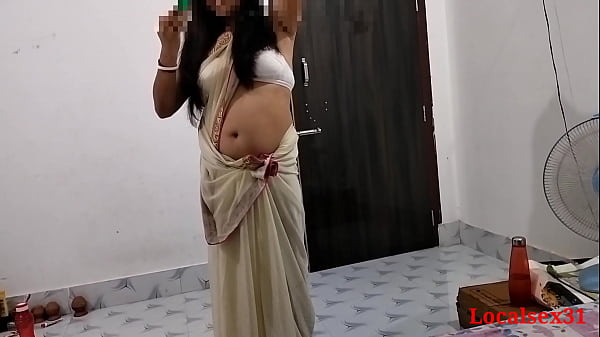 White saree Sexy Real xx Wife Blowjob and fuck (