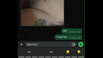 I discover my slut girlfriend on whatsapp with her lover