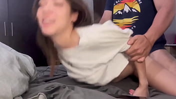 HOT SKINNY TINDER GIRL GETS HER ASS BREAKED ON THE