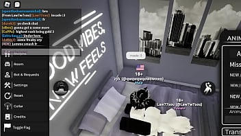 Fucking a cute little kitty slut on a roblox condo