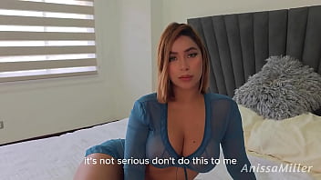 Anissamiller's slut fucks her stepbrother while talking on the phone