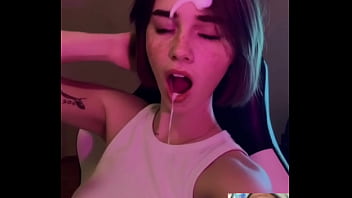 Ellie Getting Her Face Blasted With Cum In Public, Lora