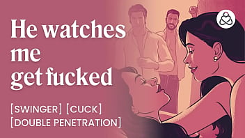 Fucked in front of my husband at a swingers club