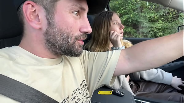 We picked up a cute twink guy on the road