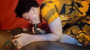 Abino girl enjoys black mandigo dick as she fuck a