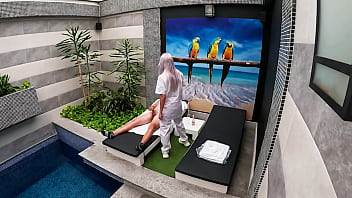 I call the room service girl from the private suite