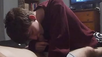 Sucking his dick with his boxers still on. Miss Magic