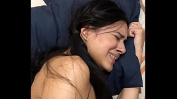 Fucking my two holes mercilessly until leaving a creampie in