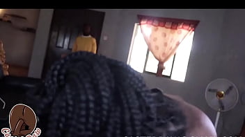 Surprising our big with anal and pussy on his