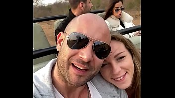 I suck his cock in the middle of a safari,
