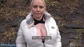 Public Agent fucks blonde Jordan Pryce&rsquo;s massive tits
