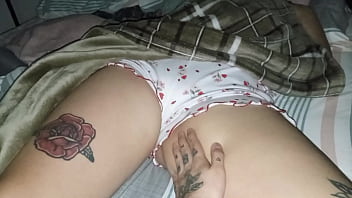 She but felt my hand on her parts and let