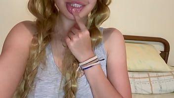 Video of a cute princess touching herself very deliciously in