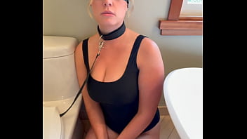 Submissive slut gets taught a lesson!! Golden shower on her