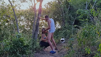 I took the pregnant maid's to the scrub.