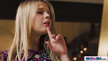 Coco Lovelock opens her mouth to taste her OWN PUSSY