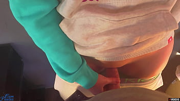 He Cums in my Panties and Pull Them up Before