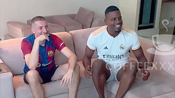 I went to watch the game at my friend's house,