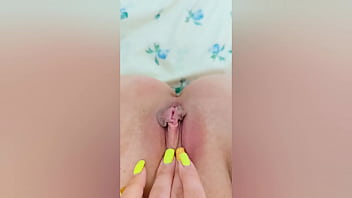 Virgin's wet pink pussy gets wet - DepravedMinx